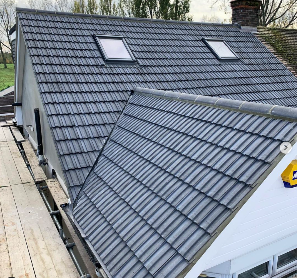 New tiled roof replacement in Burgess Hill